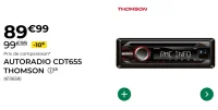 Autoradio CDT655 Thomson