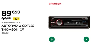 Autoradio CDT655 Thomson