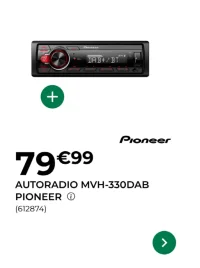 Autoradio MVH-330DAB Pioneer