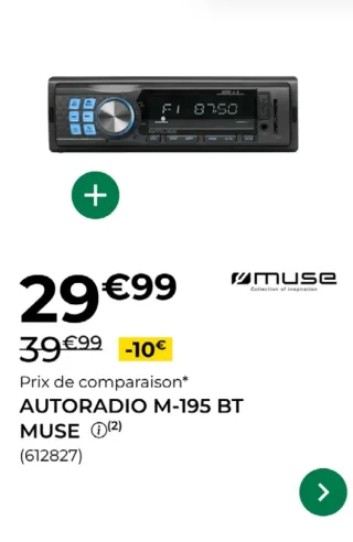 Autoradio M-195 BT Muse