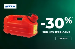 -30% sur les jerricans EDA