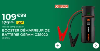 Booster démarreur de batterie Osram OJS020