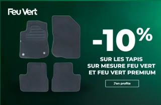 -10% sur les tapis sur mesure Feu Vert et Feu Vert Premium