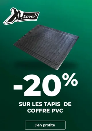 -20% sur les tapis de coffre PVC XL Cover