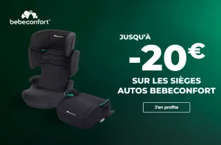 Jusqu'à -20 € sur les sièges autos Bebeconfort