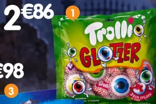 TROLLI Glotzer sachet oeil x7 - 131 g