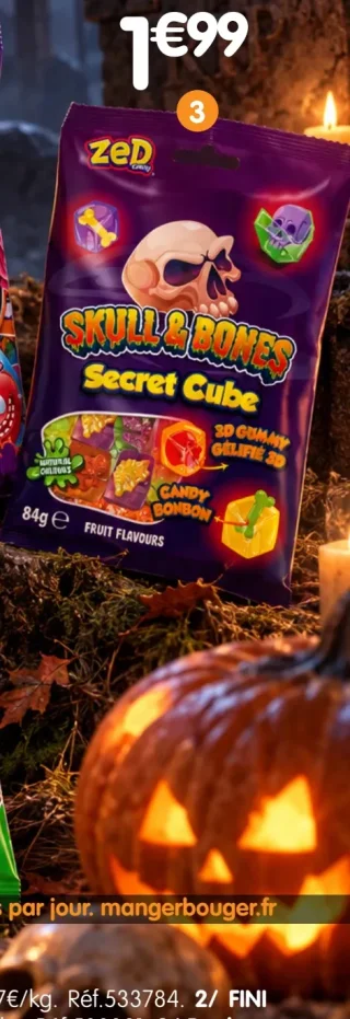 Bonbon à peler SKULL & BONES