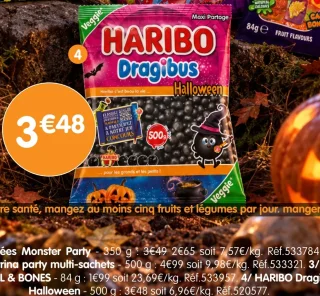 HARIBO Dragibus noir Halloween