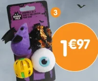 Spooky Tails Lot de 4 jouets pour chat