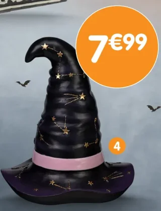 Chapeau de sorcière - H.20 cm