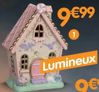 Maison fantôme LED - H.23 cm
