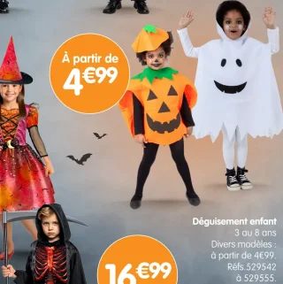 Déguisement enfant 3 au 8 ans