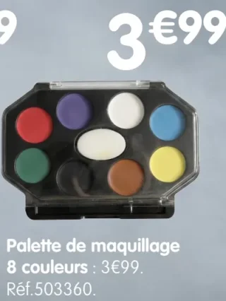 Palette de maquillage 8 couleurs