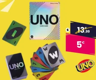 Jeu de cartes UNO Platinium