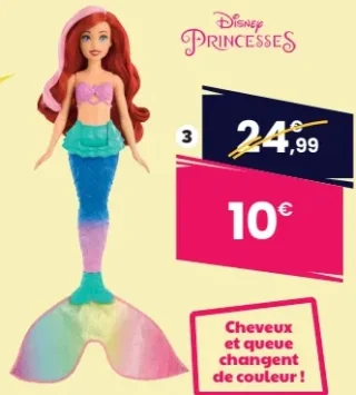 Poupée Ariel Nageuse Disney Princesses 25 cm