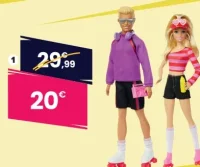 COFFRET BARBIE ET KEN ROLLERS