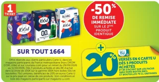 Gamme bières 1664