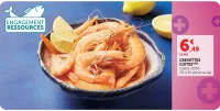 Crevettes cuites Calibre 30/50