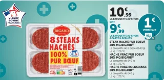 Steaks Hachés Pur Bœuf Bigard