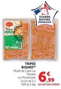 Tripes Bigard Mode de Caen ou Tomate ou Provençale
