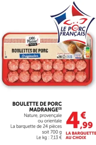 Boulette de Porc Madrange