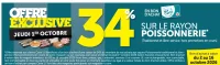 Offre Exclusive 34% sur le rayon Poissonnerie