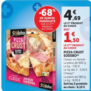 Pizza Crust Sodebo Classic ou farmer