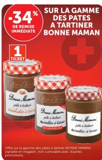 Pâte à tartiner Bonne Maman