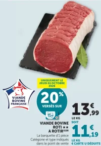 Viande Bovine - Rôti ** à rôtir