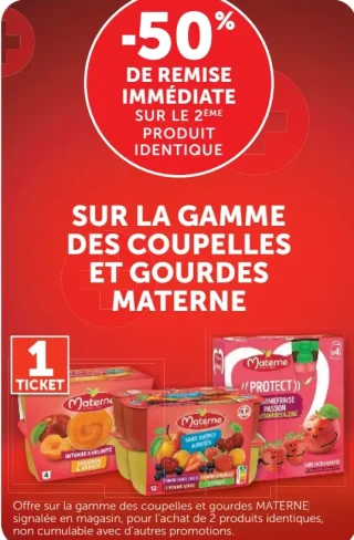 Gamme de coupelles et gourdes Materne