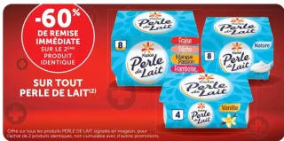 Spécialité laitière Perle de Lait Yoplait