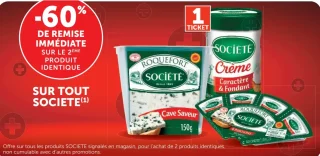 Fromage Roquefort Cave Saveur / Crème Société