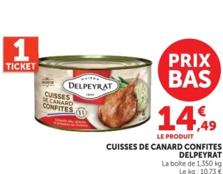 Cuisses de canard confites Delpeyrat