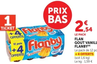 FLAN GOUT VANILLE FLANBY