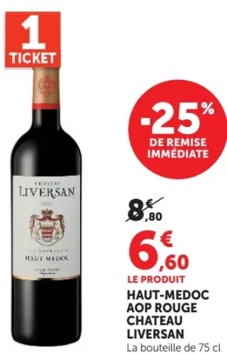 HAUT-MEDOC AOP ROUGE CHATEAU LIVERSAN