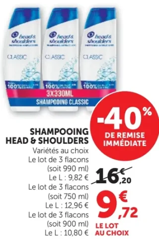Shampooing Head & Shoulders