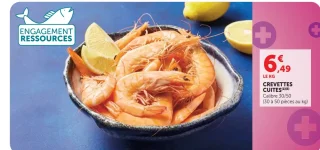 Crevettes cuites 30/50 Engagement Ressources