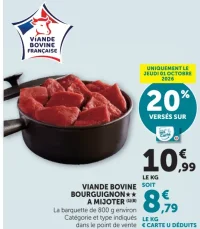 Viande Bovine Bourguignon ** à mijoter