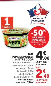 Box Pep's de Poulet Maître Coq