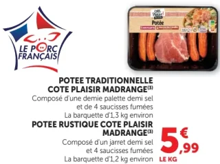 Potee Traditionnelle ou Potée Rustique Cote Plaisir Madrange