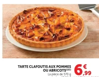Tarte Clafoutis aux pommes ou abricots