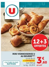 MINI VIENNOISERIES U AU BEURRE
