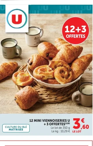 Mini Viennoiseries U Assorties