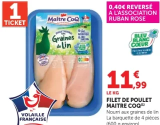 Filet de poulet Maître Coq