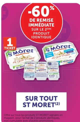 Gamme de fromages St Môret