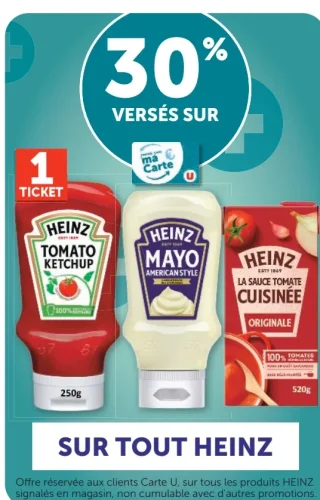 Gamme de sauces et condiments Heinz