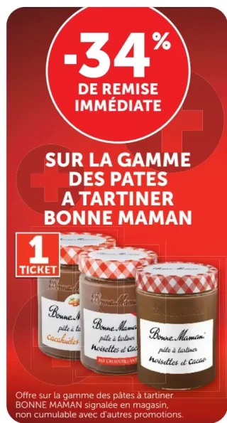 Pâtes à tartiner Bonne Maman