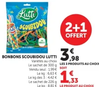 Bonbons Scoubidou Lutti