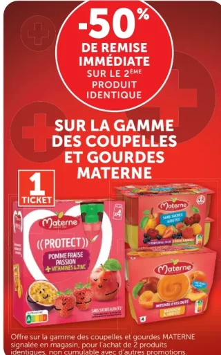 Coupelles et gourdes Materne