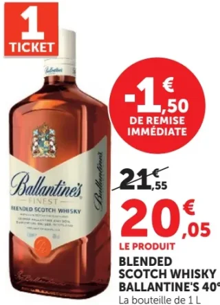 Blended Scotch Whisky Ballantine's 40°